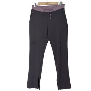 Athleta Womens Hermosa Pant Size M High Rise Athleisure Shale 599720-01